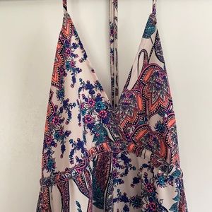 Floral Charolette Russe maxi Dress. Medium.